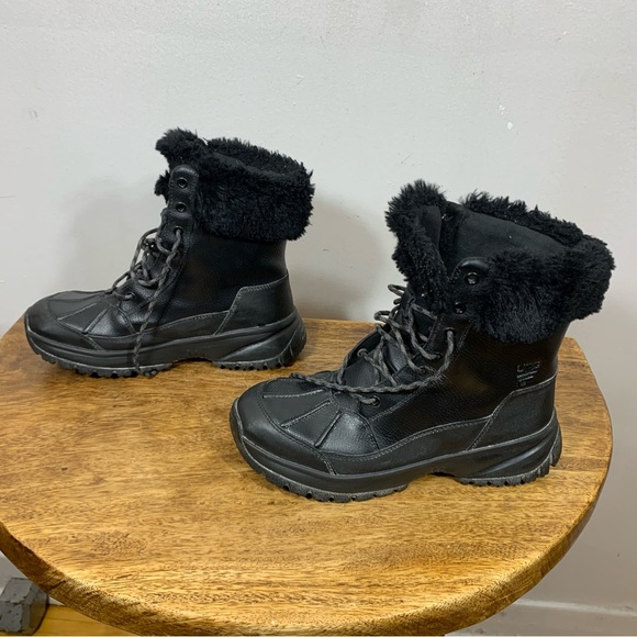 UGG Women Black Winter waterproof Boots - Picture 3 of 12